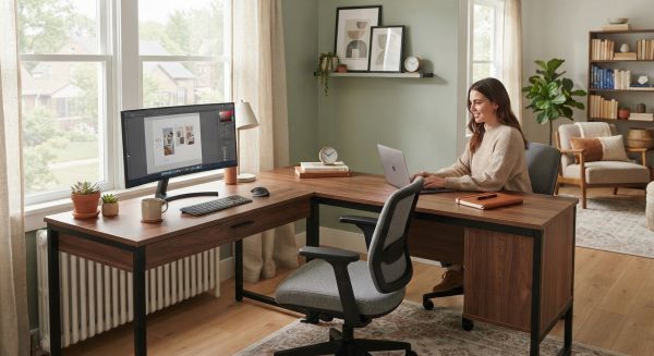 Bureaux d'angle : choisissez l'option idéale pour votre intérieur
