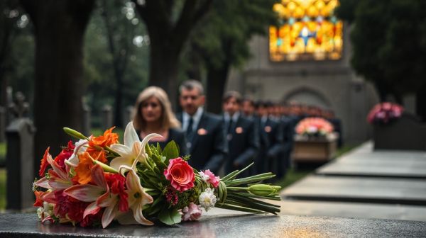Compositions florales pour funérailles : un dernier hommage