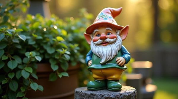 Des nains de jardin rigolos pour apporter une touche d'humour