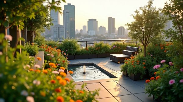 Les bénéfices insoupçonnés d'une toiture-terrasse végétalisée