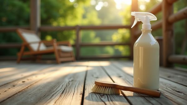 Nettoyage terrasse bois : méthodes efficaces et produits naturels