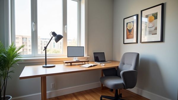Optimisez votre espace avec un bureau d'angle adapté