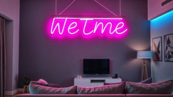 Sélectionnez le néon personnalisé qui transformera votre décor